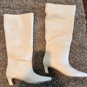 Billini cream boots. Never worn. Size 8